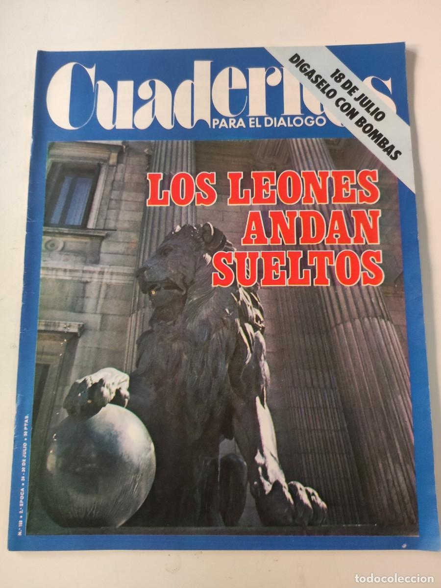 Collectionnisme de Revues et Journaux: Revista Cuaderno para el di&aacute;logo. N&uacute;mero 169. 1976