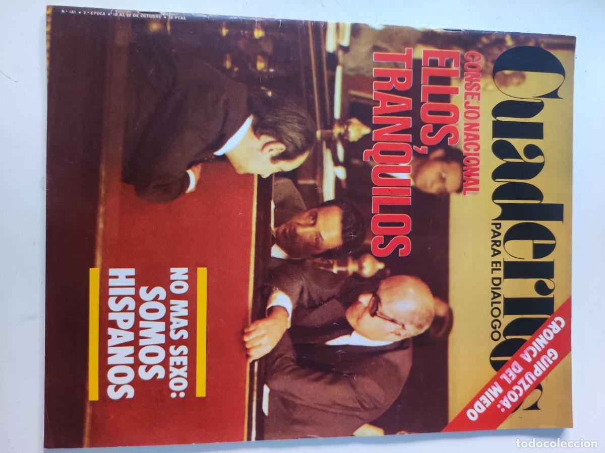 Collectionnisme de Revues et Journaux: Revista Cuaderno para el di&aacute;logo. N&uacute;mero 181. 1976