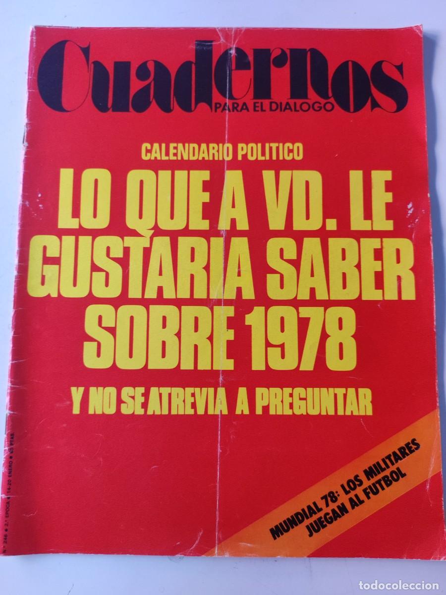 Collectionnisme de Revues et Journaux: Revista Cuaderno para el di&aacute;logo. N&uacute;mero 246. 1978