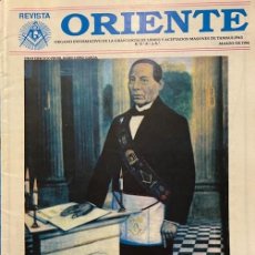 Coleccionismo de Revistas y Periódicos: REVISTA ORIENTE, ORGANO DE LA GRAN LOGIA DE MASONES DE TAMAULIPAS MARZO 1994
