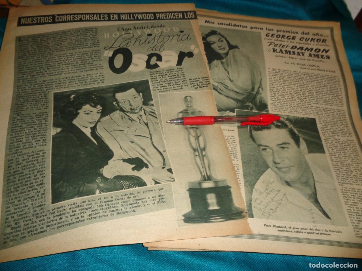 Collection Magazines and Newspapers: RECORTE : LA HISTORIA DEL OSCAR : LIZ TAYLOR. 1&ordm; PLANO , FBRO 1951