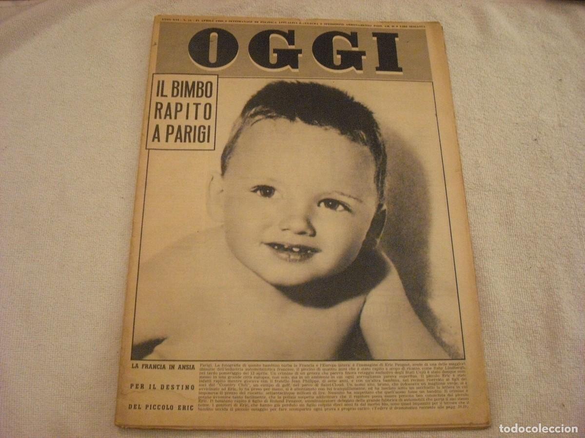 Coleccionismo de Revistas y Peri&oacute;dicos: OGGI N. 16 , 1960 , REVISTA ITALIANA