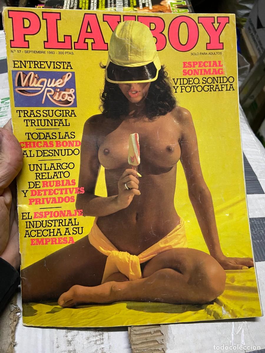 Coleccionismo de Revistas y Peri&oacute;dicos: REVISTA PLAYBOY # 57 SEPTIEMBRE 1983 MIGUEL RIOS PLAYMATE INCLUYE POSTER MARLENE JANSSEN