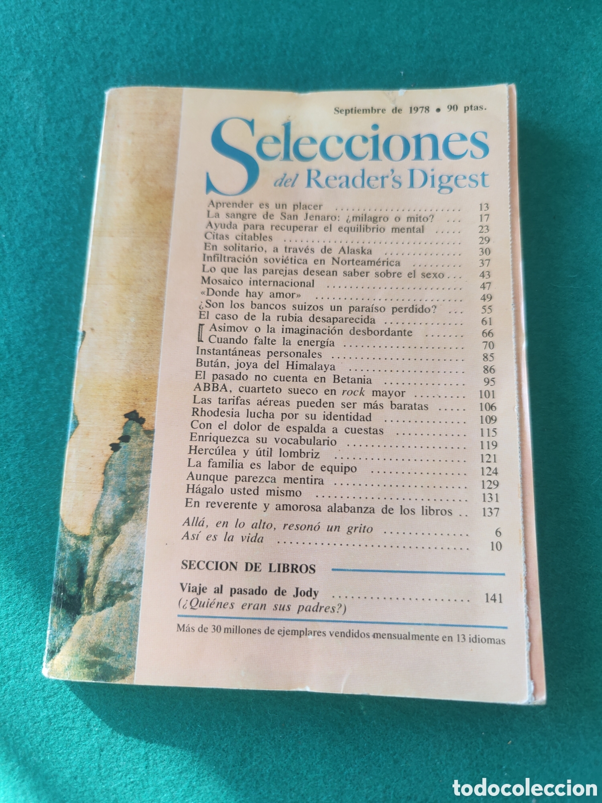 Collezionismo di Riviste e Giornali: SELECCIONES DEL READER'S DIGEST. SEPTIEMBRE DE 1978 .