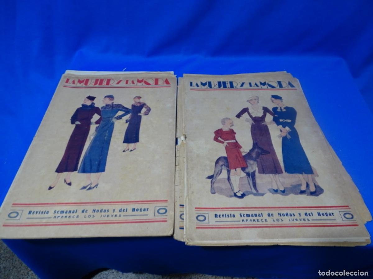 Sammeln von Zeitschriften und Zeitungen: LOTE ANTIGUAS REVISTAS LA MUJER Y LA MODA.