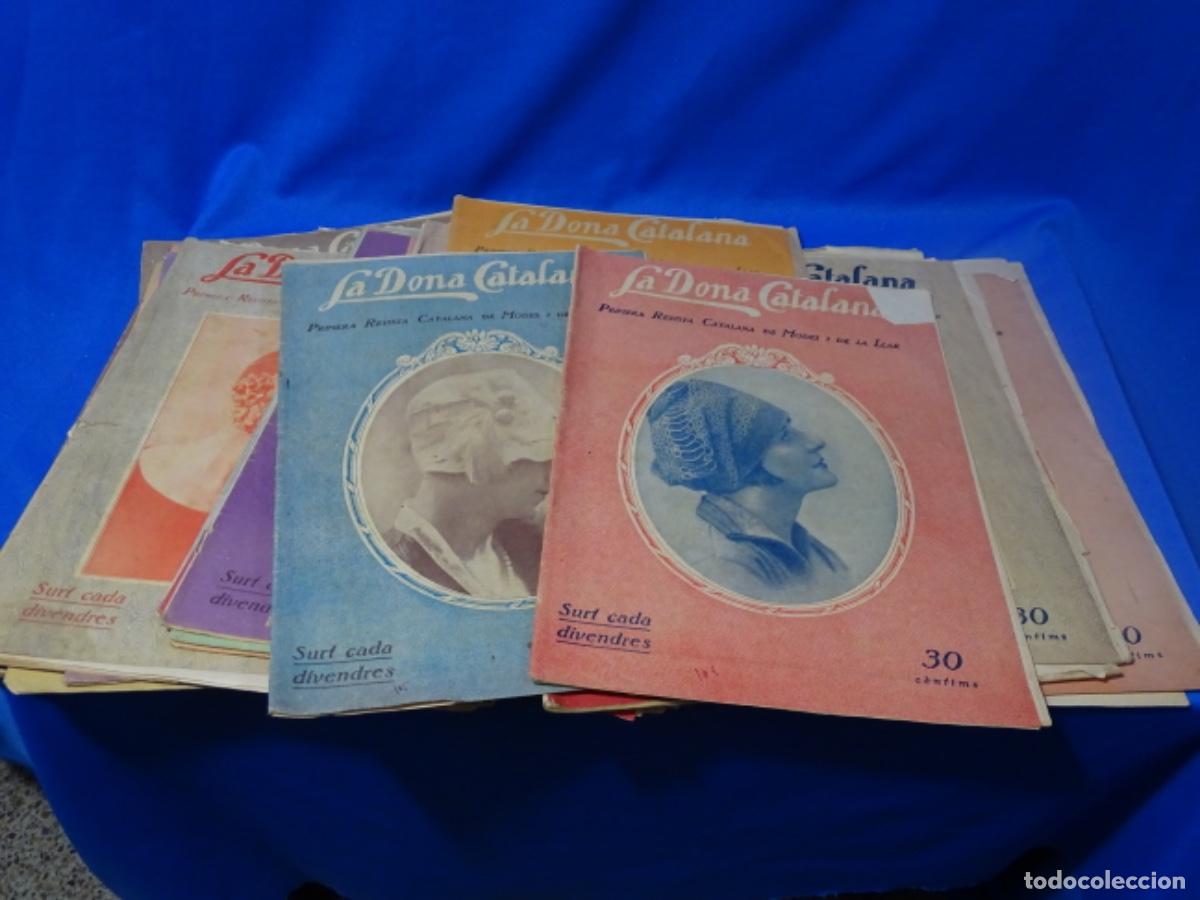 Sammeln von Zeitschriften und Zeitungen: LOTE 25 REVISTAS LA DONA CATALANA.