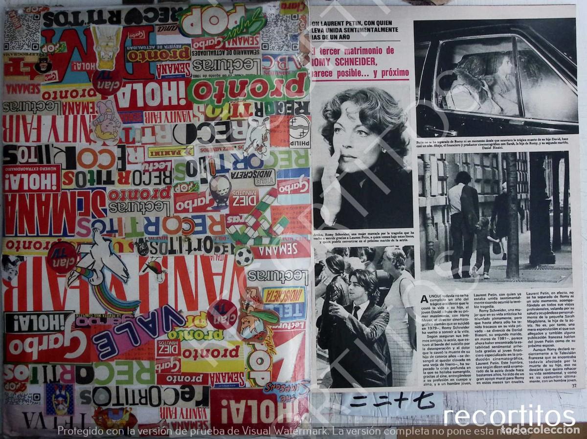 Coleccionismo de Revistas y Peri&oacute;dicos: ROMY SCHNEIDER