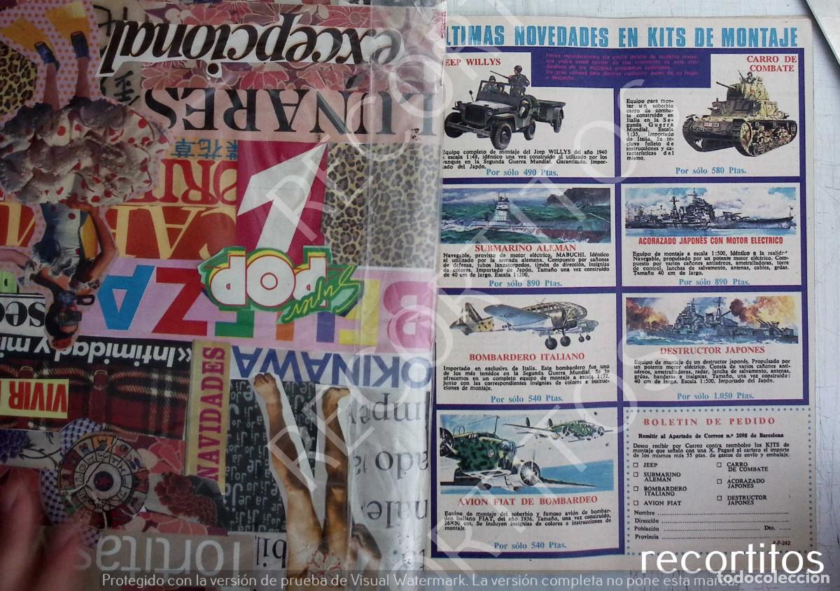 Coleccionismo de revistas y peri&oacute;dicos: maquetas anuncio avion tanque jeep barco