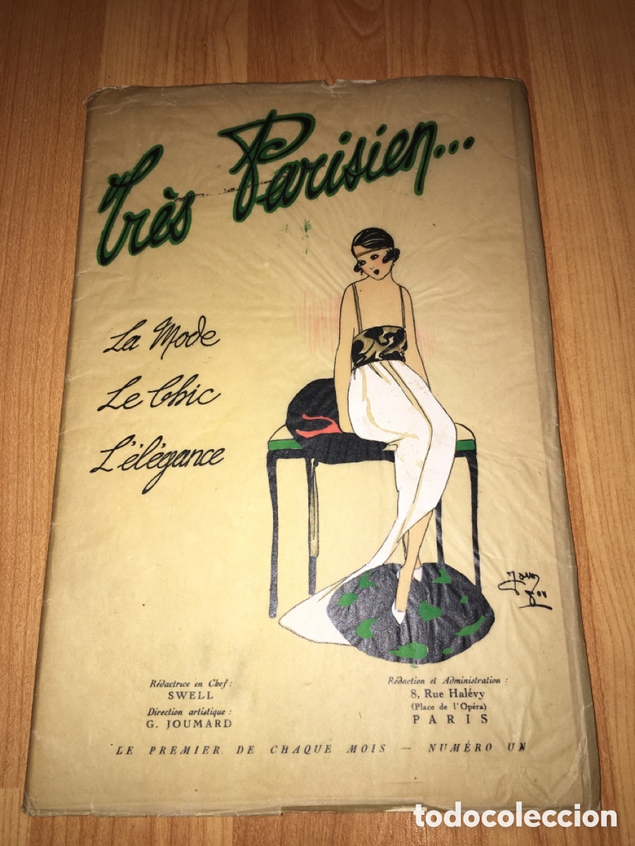 Collezionismo di Riviste e Giornali: Tres Parisien - Revista Moda - A&ntilde;os 20
