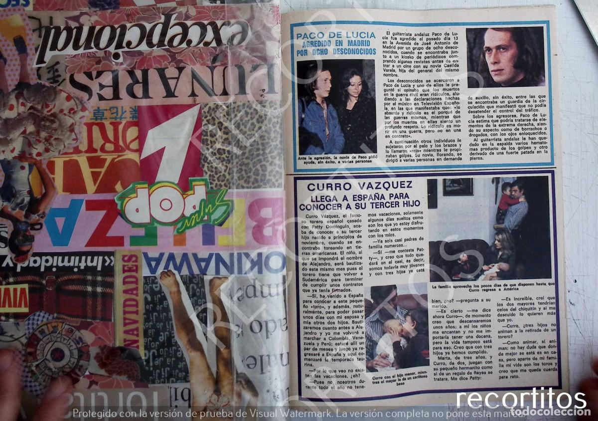 Coleccionismo de revistas y peri&oacute;dicos: paco de lucia curro vazquez