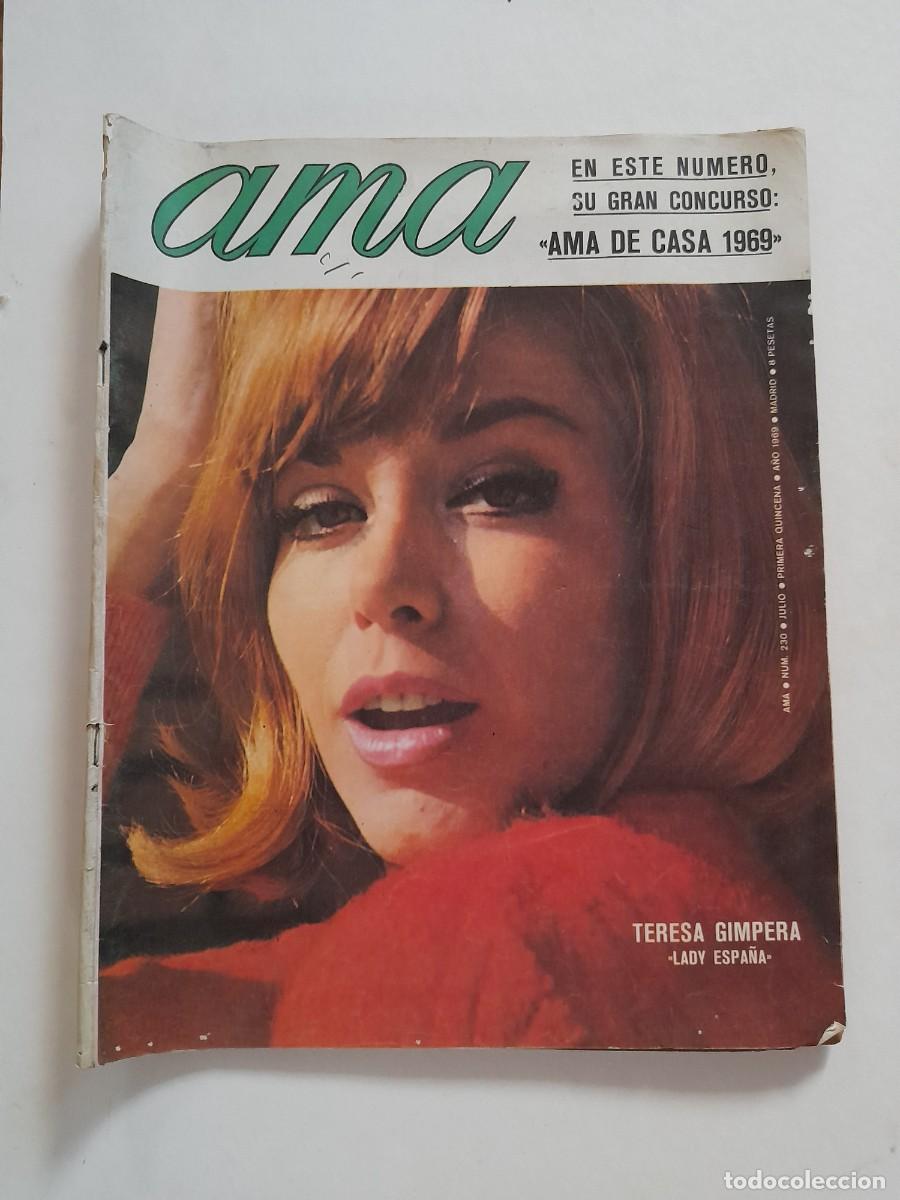 Coleccionismo de Revistas y Peri&oacute;dicos: revista ama, n&ordm; 230 1969, teresa gimpera, lady espa&ntilde;a