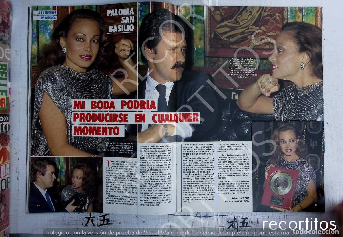 Coleccionismo de revistas y peri&oacute;dicos: paloma san basilio