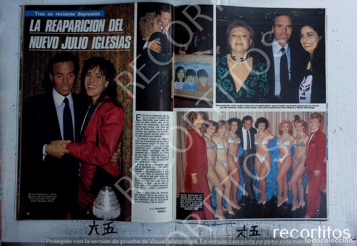 Coleccionismo de Revistas y Peri&oacute;dicos: julio iglesias patricia peck nabila khashoggi regine