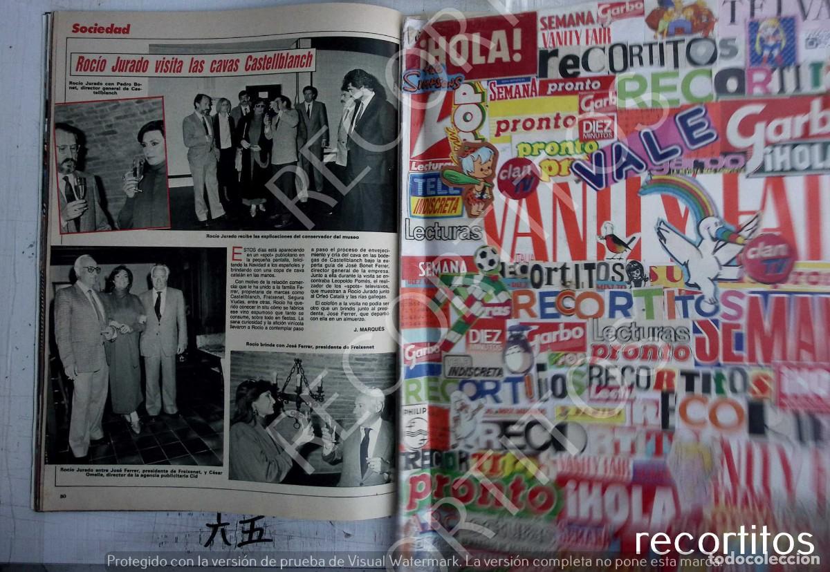 Coleccionismo de Revistas y Peri&oacute;dicos: CASTELLBLANCH CHAMPA&Ntilde;A CAVA rocio jurado