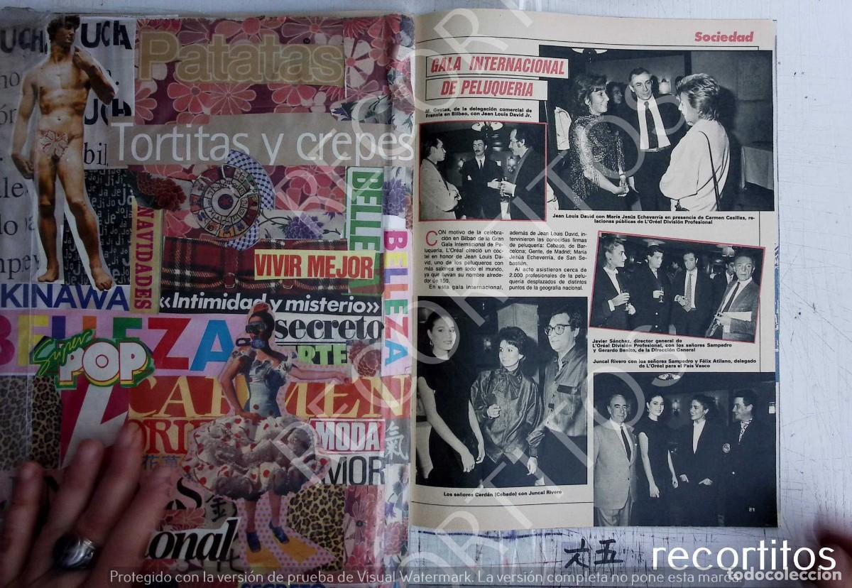 Coleccionismo de revistas y peri&oacute;dicos: JUNCAL RIVERO MISS ESPA&Ntilde;A EUROPA