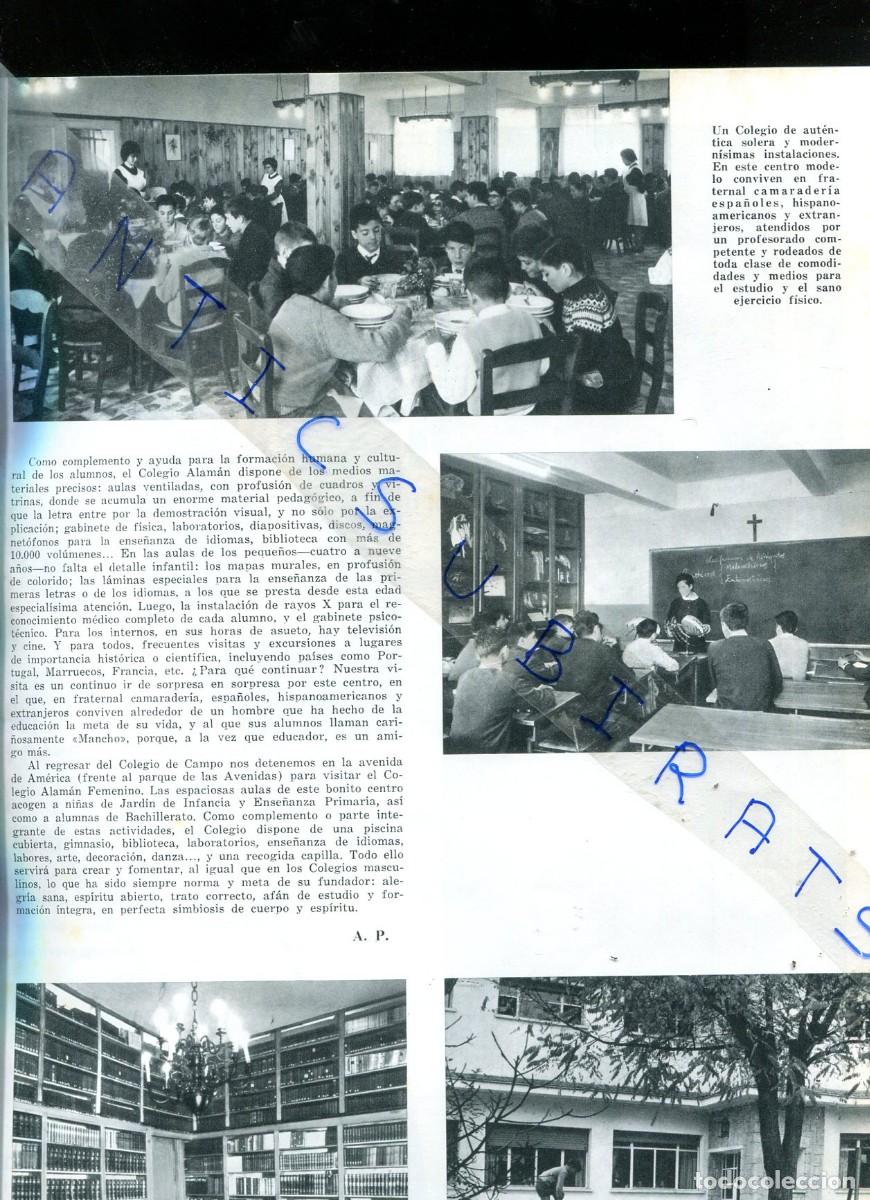Coleccionismo de Revistas y Peri&oacute;dicos: REVISTA A&Ntilde;O 1966 COLEGIO ALAMAN MISTERIO DE TIAHUANACO UCLES MEJILLON MEJILLONERAS DE OLIVA GALICIA