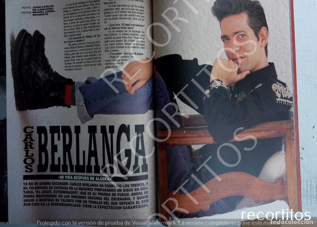 Sammeln von Zeitschriften und Zeitungen: carlos berlanga nunca volvere a tocar con alaska y dinarama