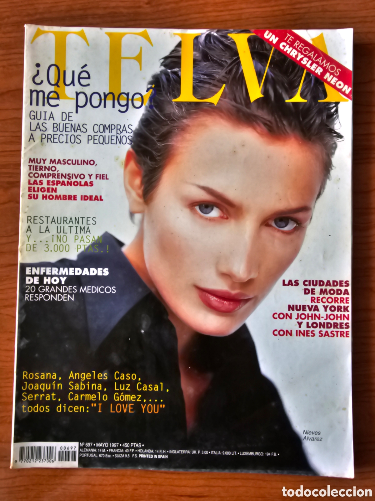 Coleccionismo de Revistas y Peri&oacute;dicos: REVISTA TELVA 697 1997 JOHN JOHN KENNEDY, ISN&Ntilde;ES SASTRE, SUHA ARAFAT, VARGAS LLOSA