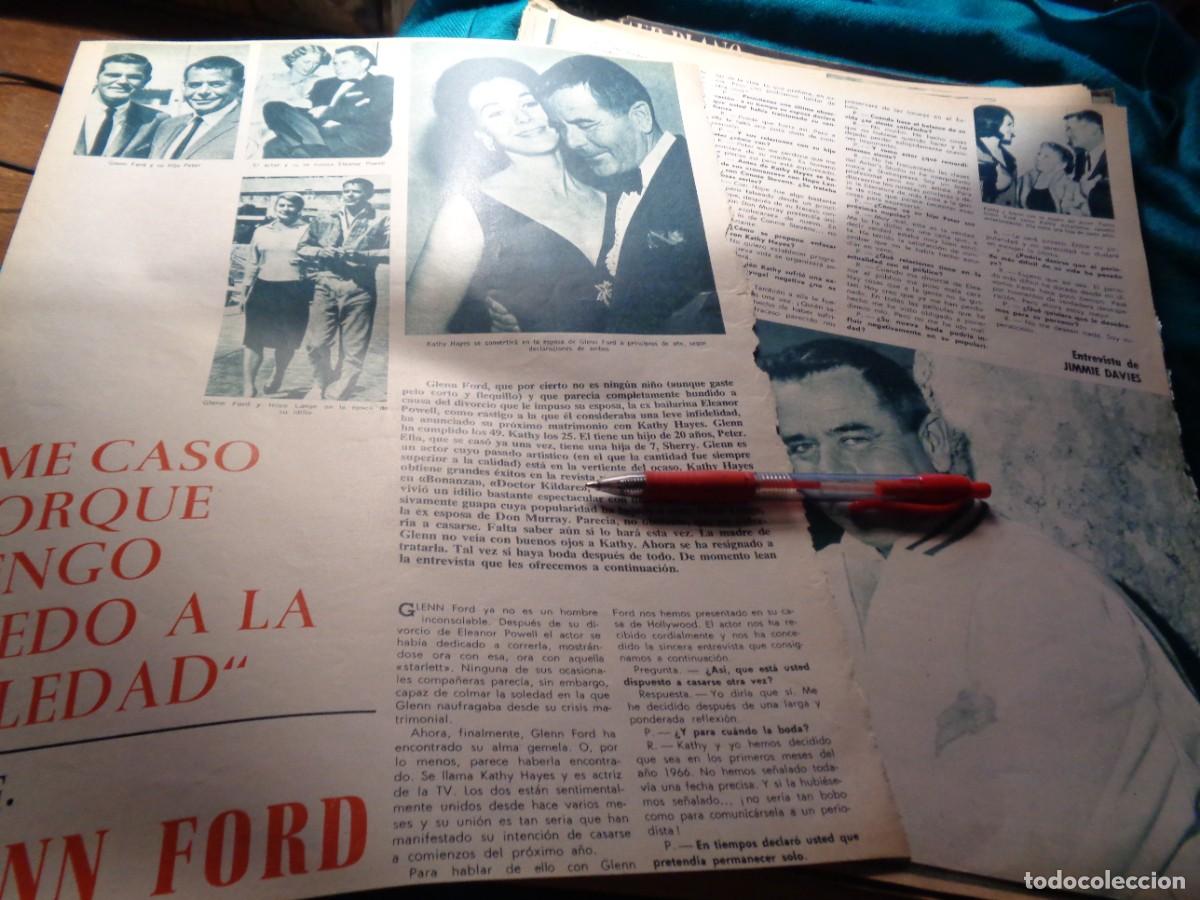 Collection Magazines and Newspapers: RECORTE : ENTREVISTA CON GLENN FORD. FOTOGRAMAS, DICMBRE 1965