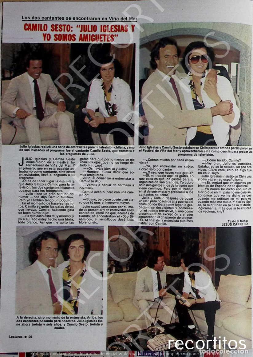 Coleccionismo de Revistas y Peri&oacute;dicos: JULIO IGLESIAS CAMILO SESTO