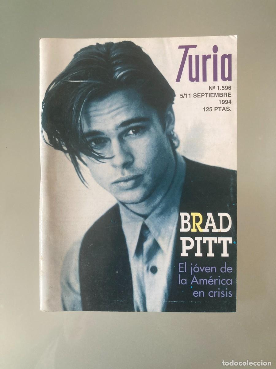 Collection Magazines and Newspapers: CARTELERA TURIA N&ordm; 1596 / A&Ntilde;O 1994 / VALENCIA / Portada: Brad Pitt