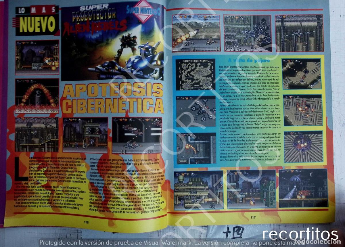 Coleccionismo de Revistas y Peri&oacute;dicos: SUPER NINTENDO SUPER PROTECTOR ALIEN REBELS