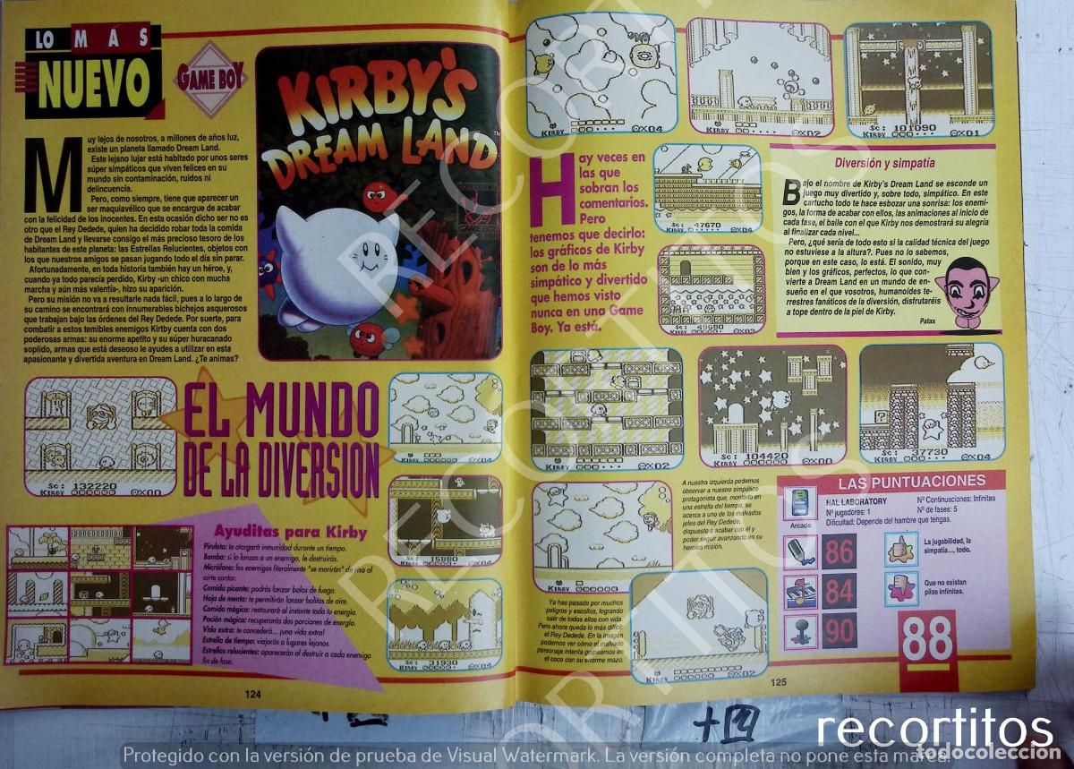 Collezionismo di Riviste e Giornali: NINTENDO GAME BOY KIRBY'S DREAM LAND