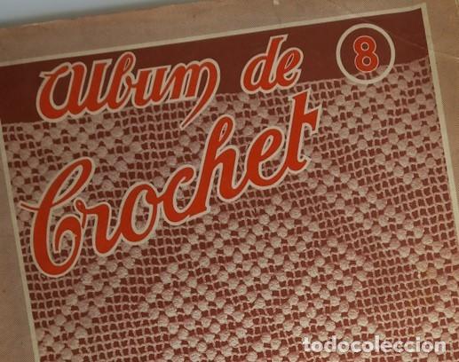 Coleccionismo de revistas y peri&oacute;dicos: Album de crochet, num 8. (casa Midoes, Lda, Lisboa).
