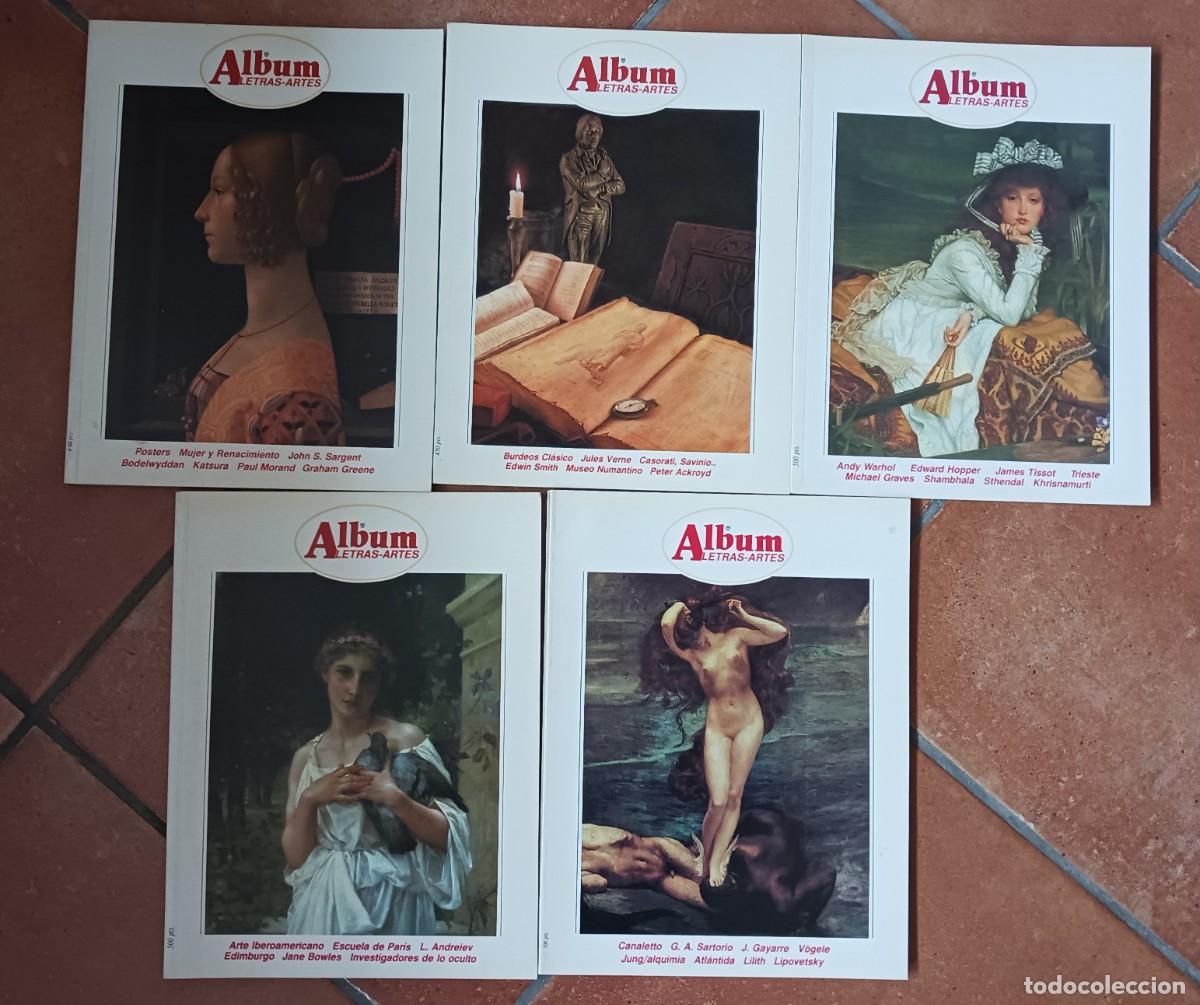 Collection Magazines and Newspapers: Revista ALBUM. Letras-artes. Lote n&uacute;meros 18, 20, 21, 22, 23 y 24