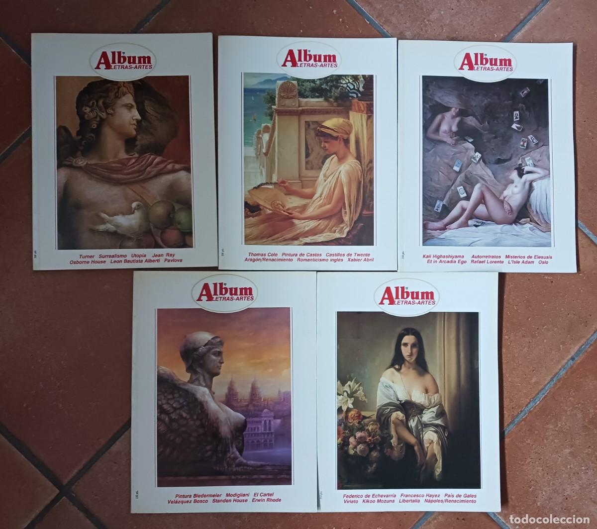 Collection Magazines and Newspapers: Revista ALBUM. Letras-artes. Lote n&uacute;meros 26, 27, 28, 29 y 31