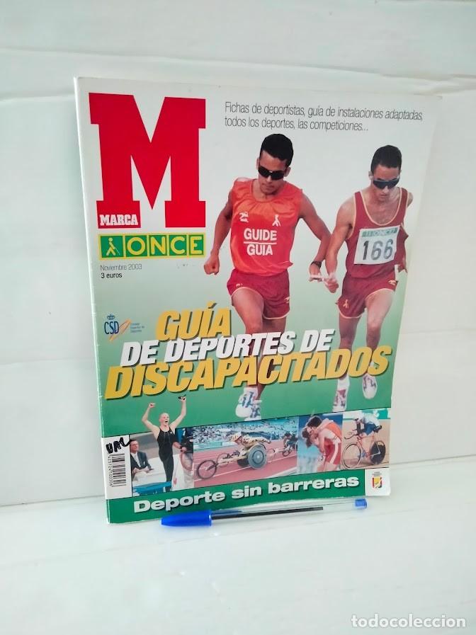 Coleccionismo de Revistas y Peri&oacute;dicos: Revista Marca ONCE especial Noviembre 2003 Gu&iacute;a de Deportes de Discapacitados