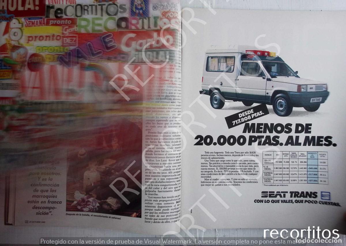 Coleccionismo de revistas y peri&oacute;dicos: SEAT TRANS ANUNCIO PUBLICIDAD
