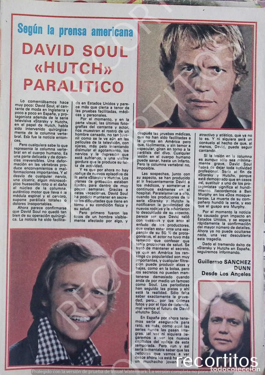 Collectionnisme de Revues et Journaux: david soul starsky y hutch