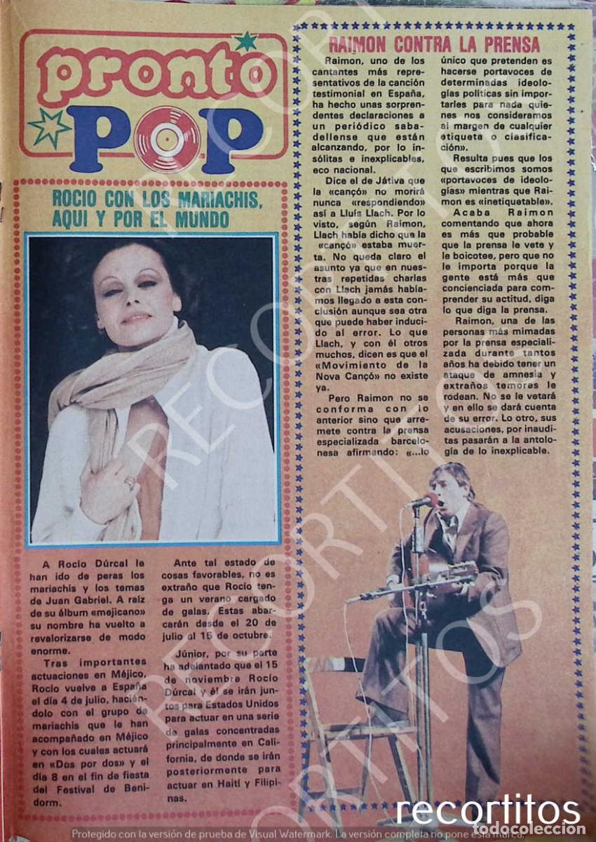 Coleccionismo de Revistas y Peri&oacute;dicos: rocio durcal raimon