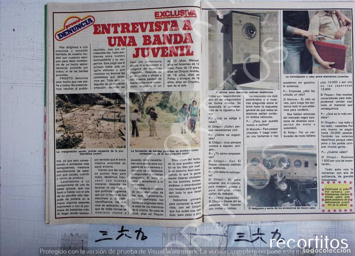 Collezionismo di Riviste e Giornali: bandas juveniles