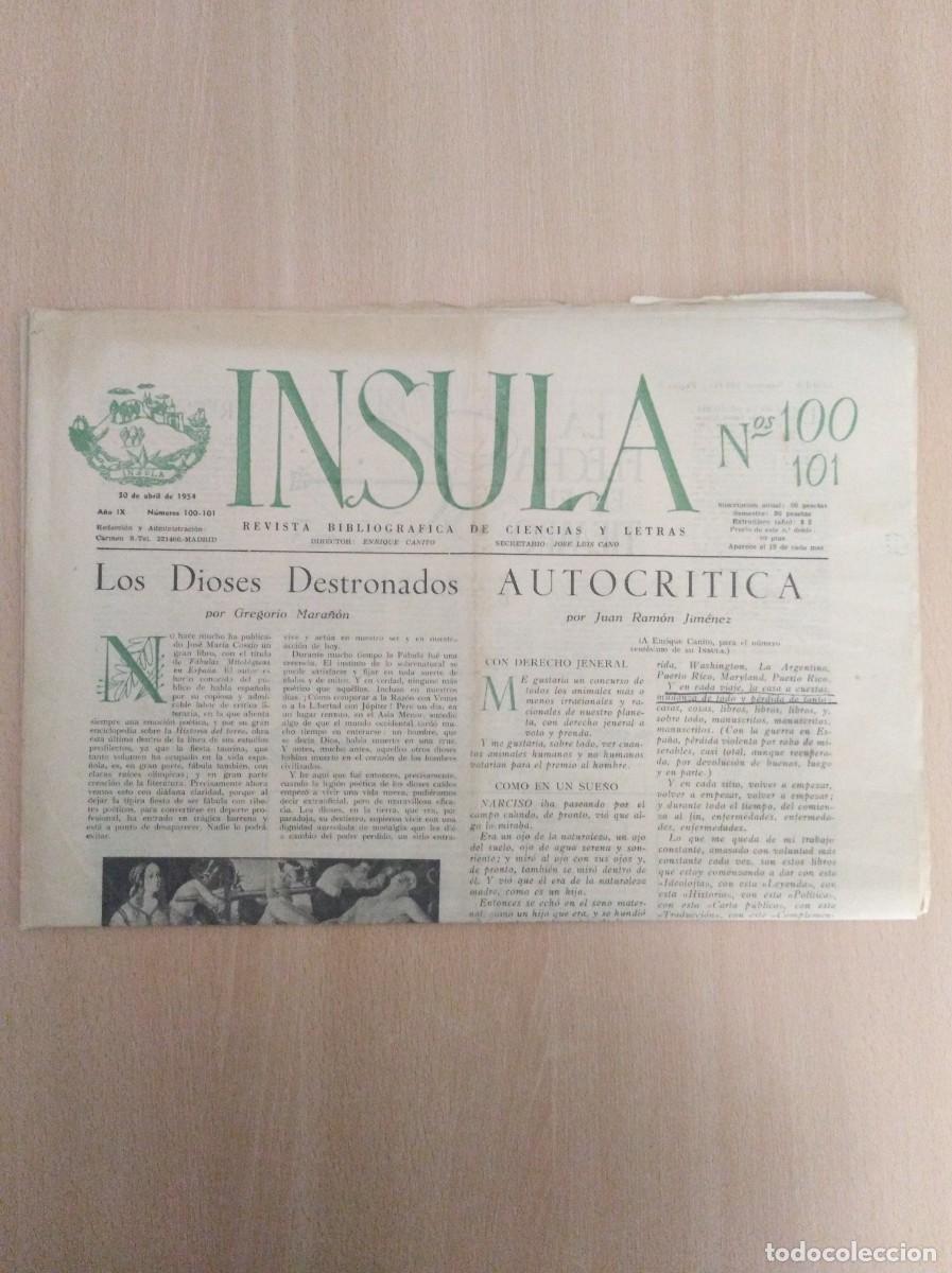 Sammeln von Zeitschriften und Zeitungen: INSULA. REVISTA BIBLIOGR&Aacute;FICA DE CIENCIAS Y LETRAS / N&ordm; 100-101