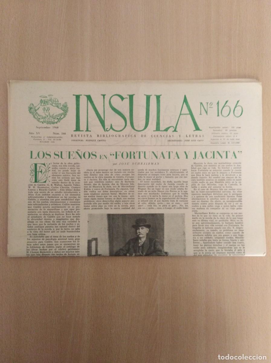 Sammeln von Zeitschriften und Zeitungen: INSULA. REVISTA BIBLIOGR&Aacute;FICA DE CIENCIAS Y LETRAS / N&ordm; 166