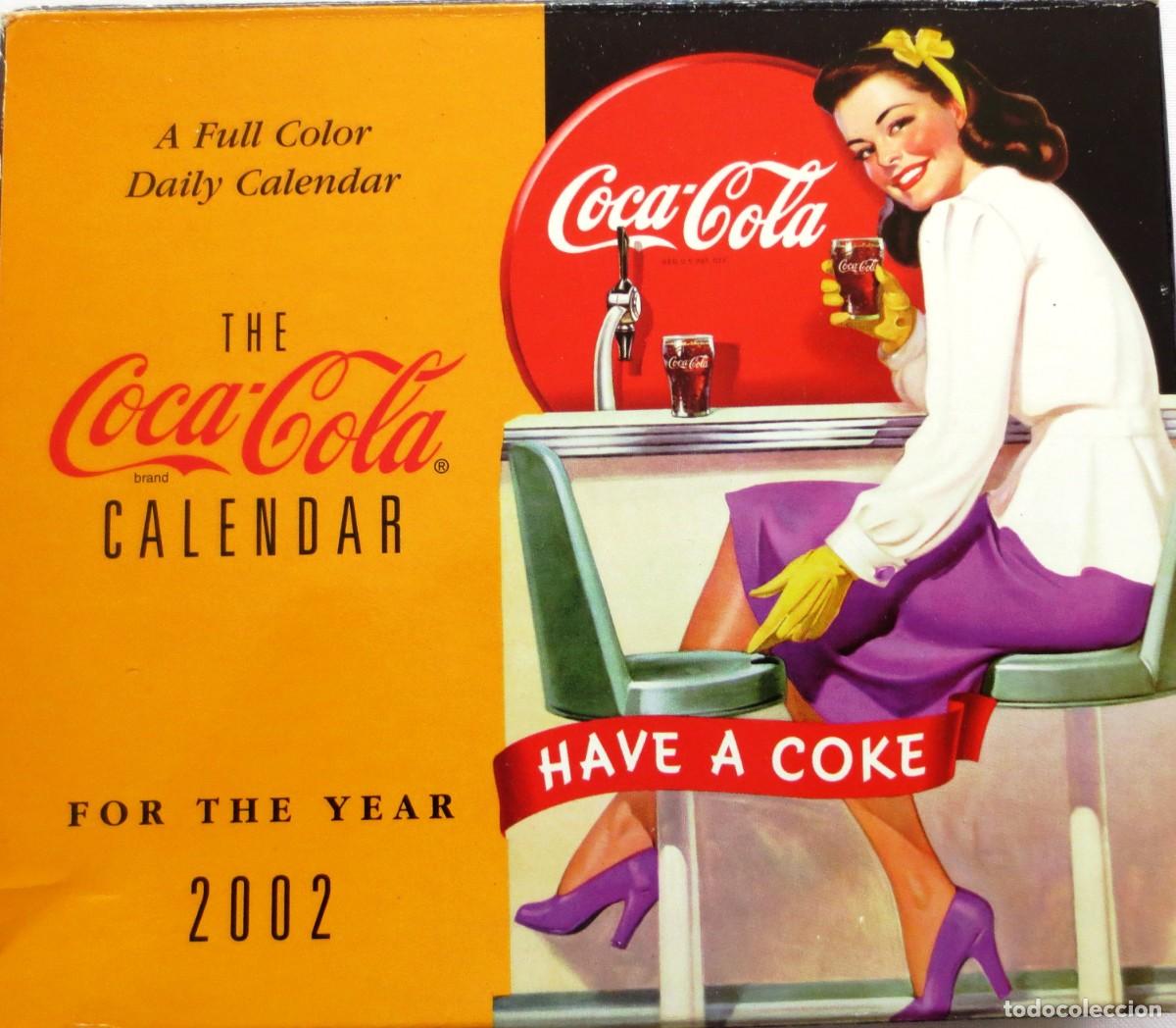 Collezionismo di Riviste e Giornali: VINTAGE CALENDARIO DE COCA COLA A&Ntilde;OS 2002