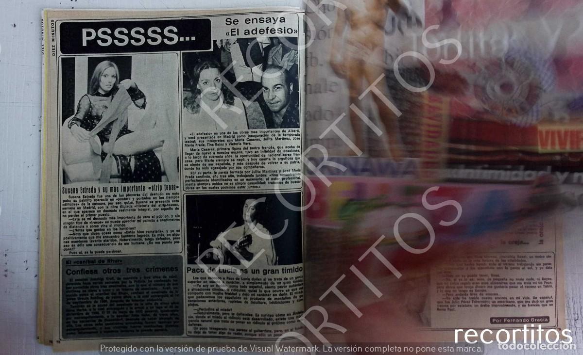 Coleccionismo de revistas y peri&oacute;dicos: 78 SUSANA ESTRADA PACO DE LUCIA