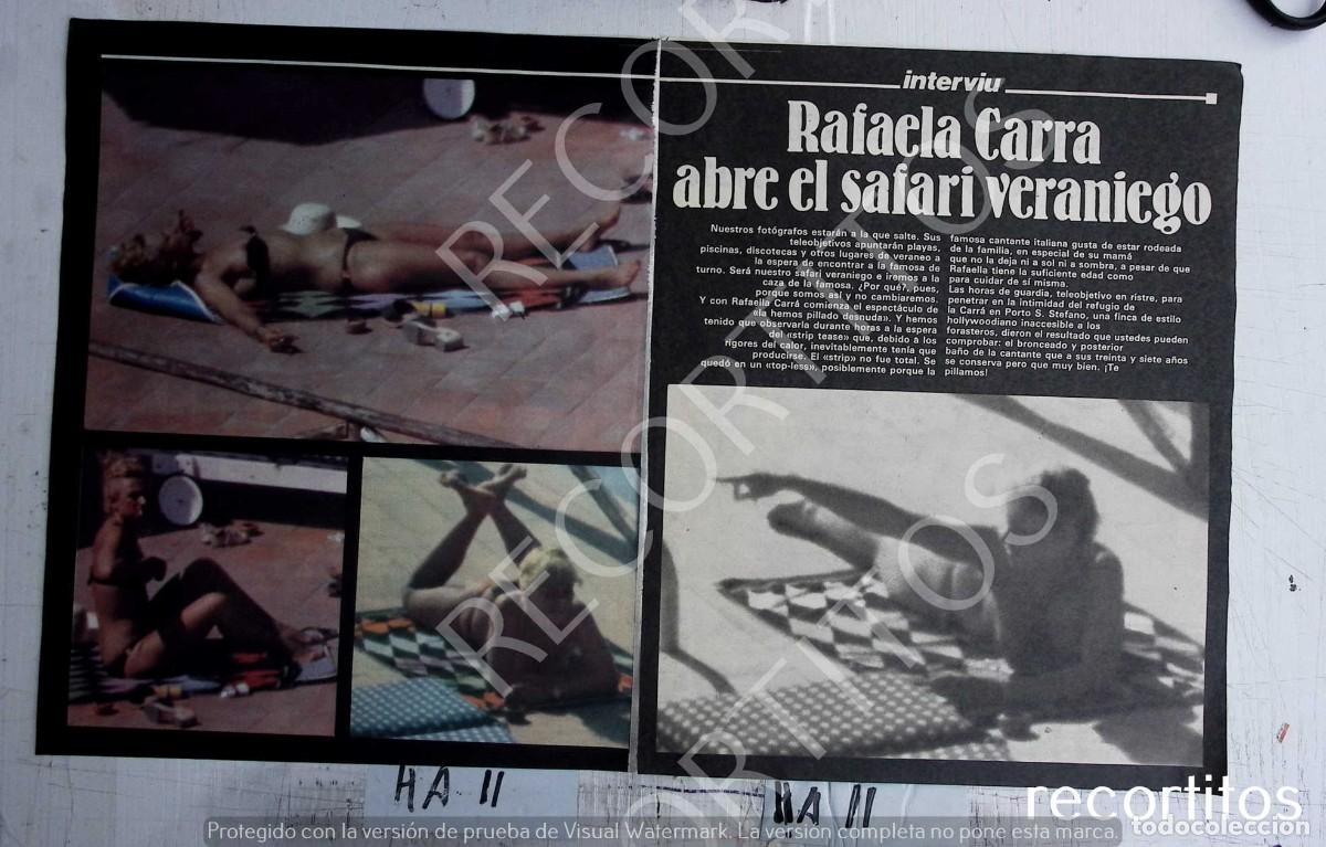 Coleccionismo de Revistas y Peri&oacute;dicos: RAFFAELLA CARRA RAFAELA RAFAELLA