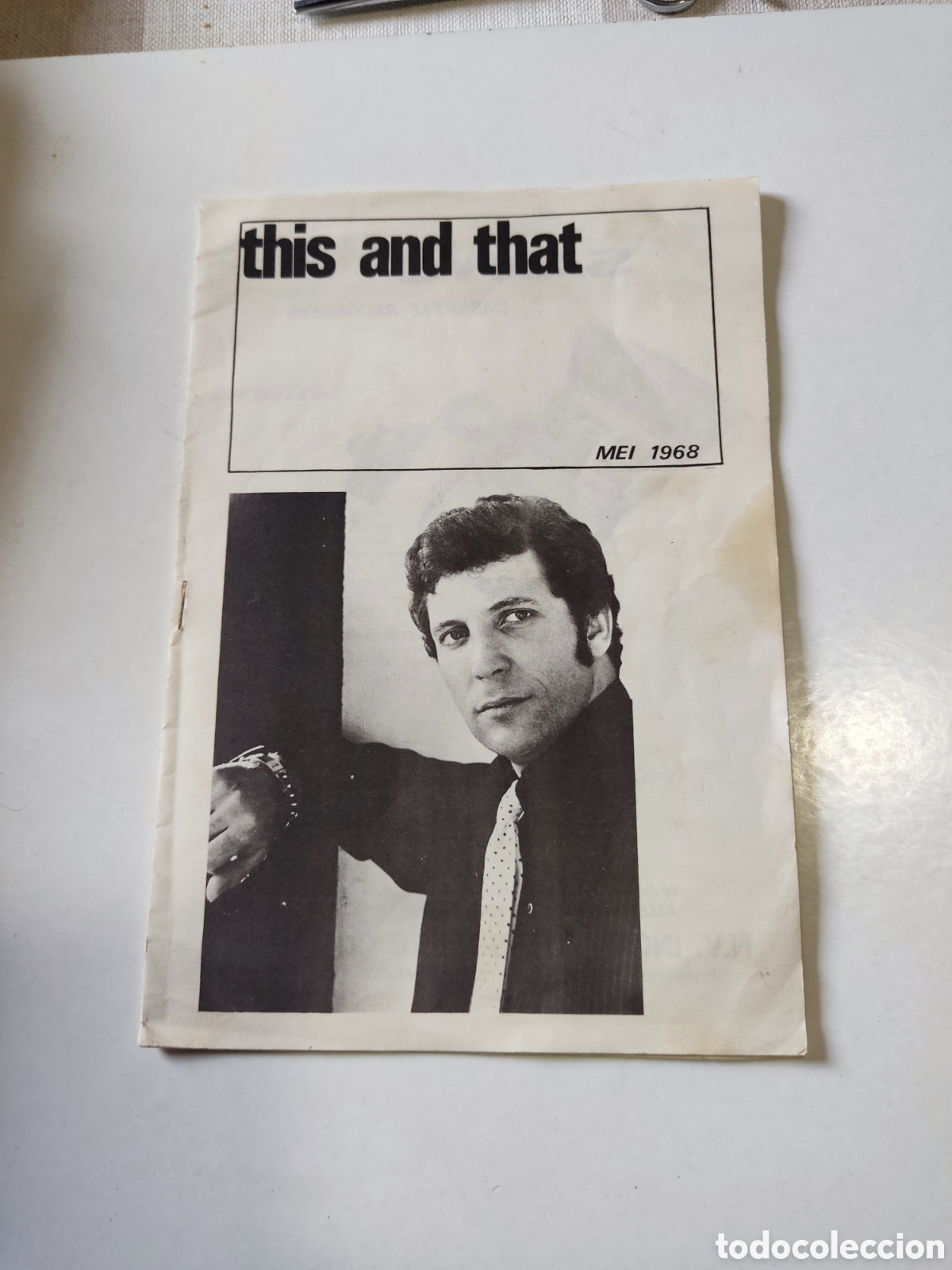 Coleccionismo de Revistas y Peri&oacute;dicos: Revista esto y aquello TOM JONES