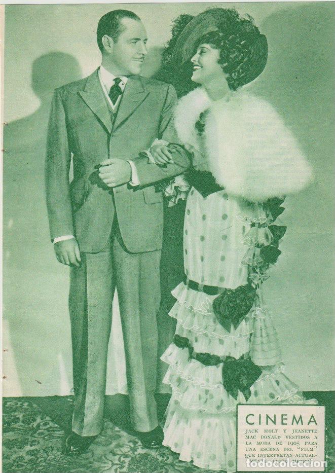 Collectionnisme de Revues et Journaux: * CINE * Jack Holt, Jeanette Mac Donald, Francis Lederer, Grace Moore, Irene Bennett...- 1936