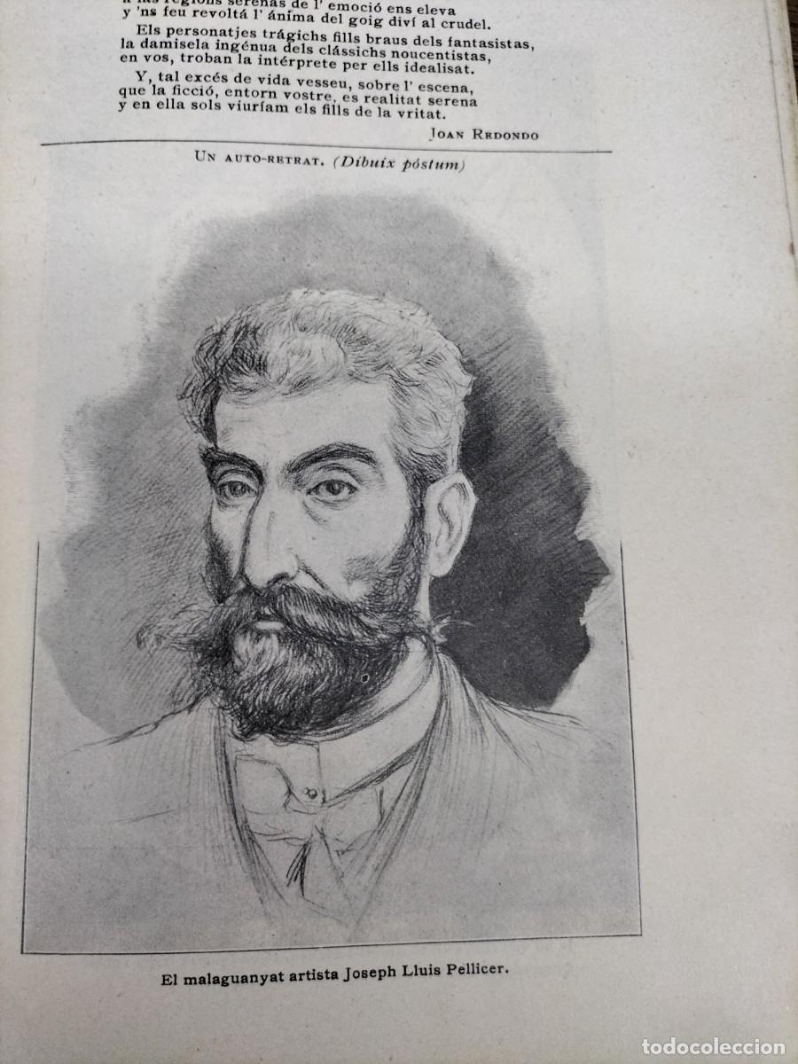 Collezionismo di Riviste e Giornali: EL MALAGUANYAT ARTISTA JOSEPH LLUIS PELLICER AUTO RETRAT DIBUIX POSTUM