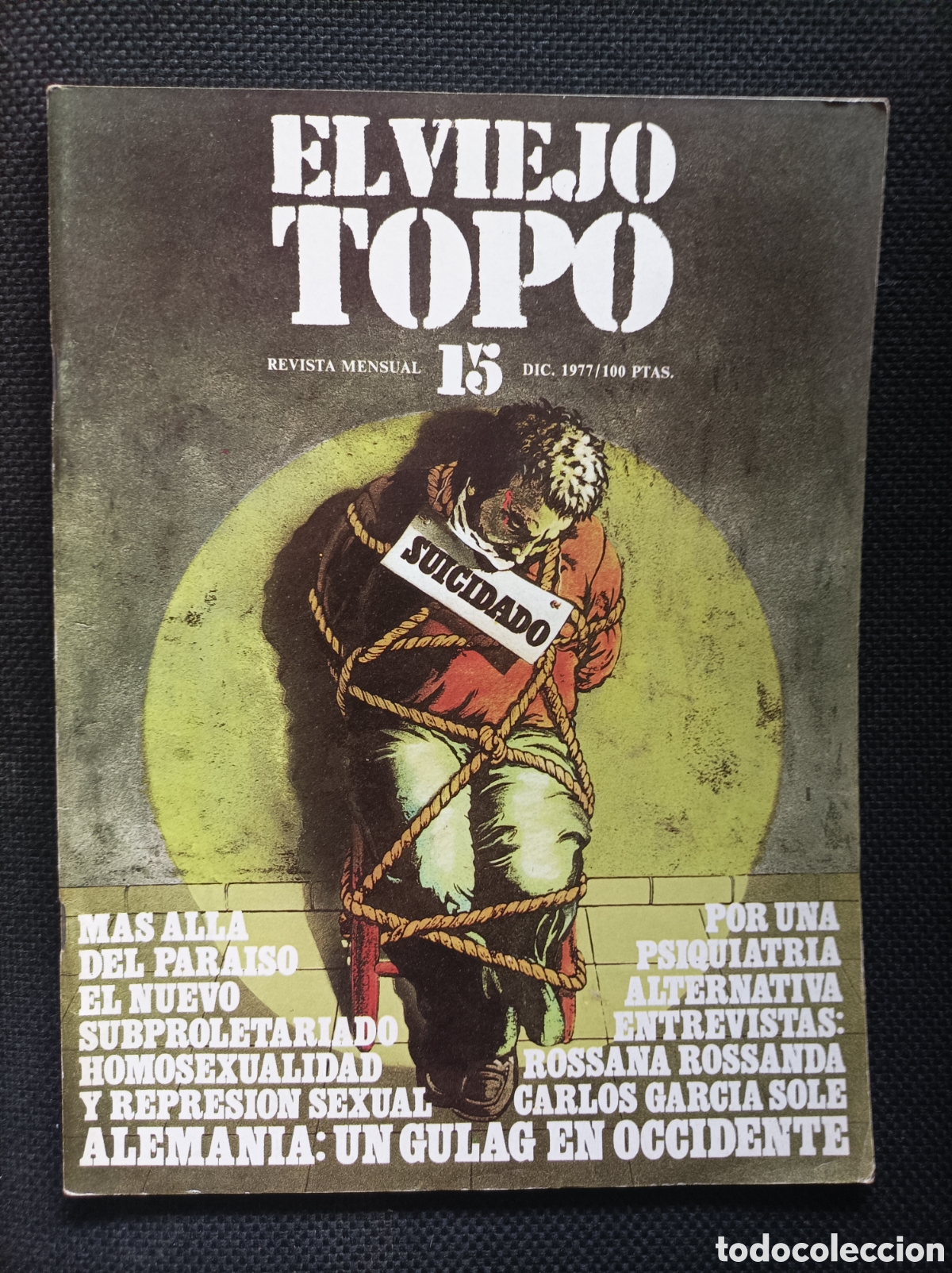 Coleccionismo de revistas y peri&oacute;dicos: EL VIEJO TOPO N&deg;15 - 1977