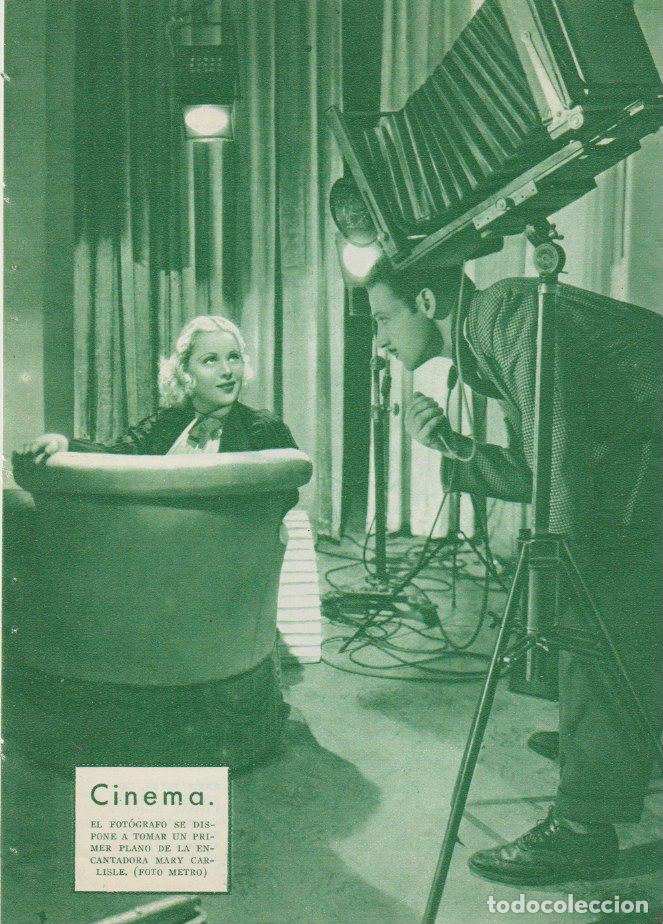 Coleccionismo de Revistas y Peri&oacute;dicos: * CINE * MARY CARLISLE * MARIANO OZORES * ERROL FLYNN * LIL&Iacute; DAMITA - 1936