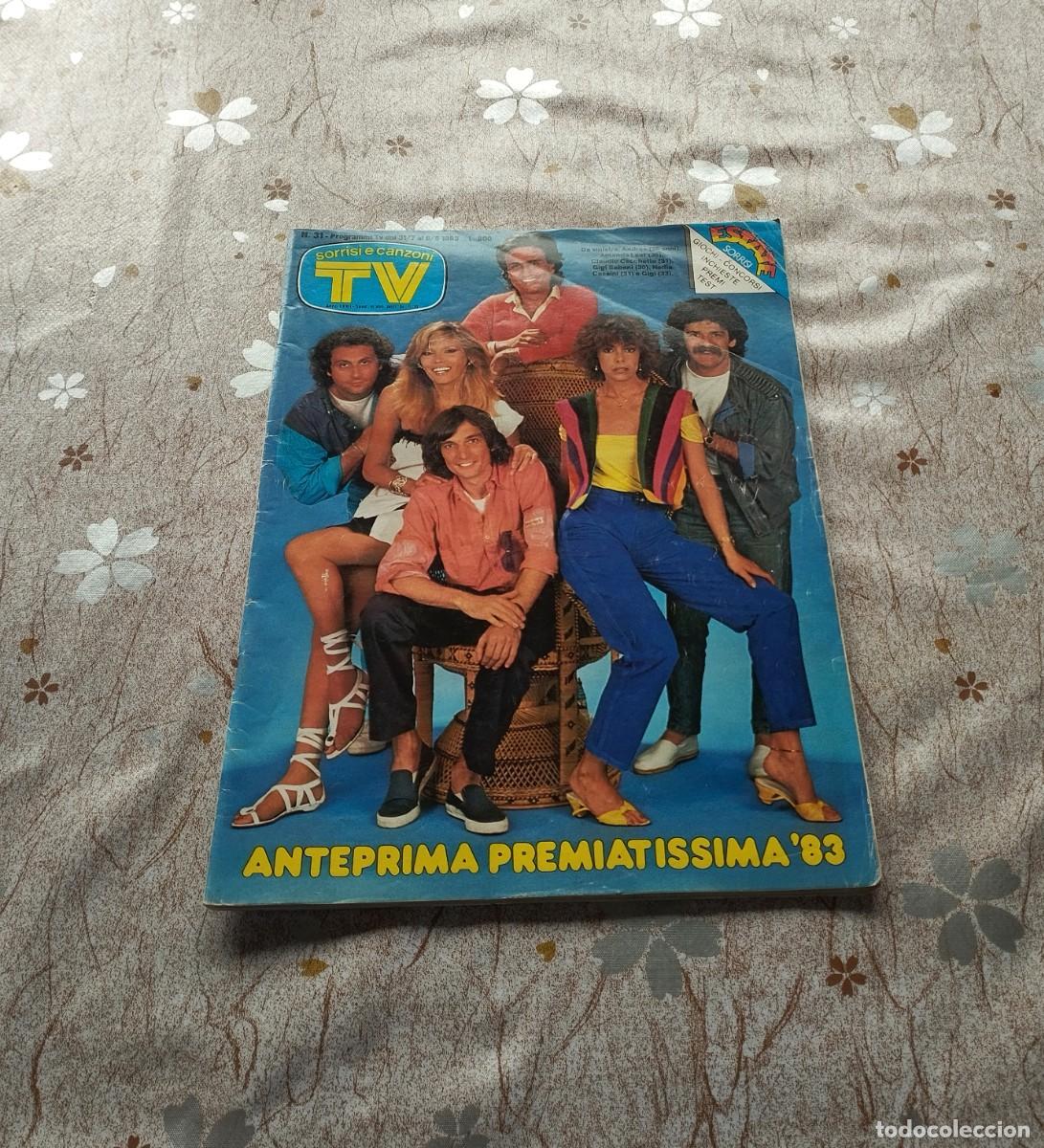 Coleccionismo de revistas y peri&oacute;dicos: SORRISI E CANZONI / AMANDA LEAR, NADIA CASSINI, TOTO, DINASTIA TV SERIE, RIGHEIRA, TERESA DE SIO