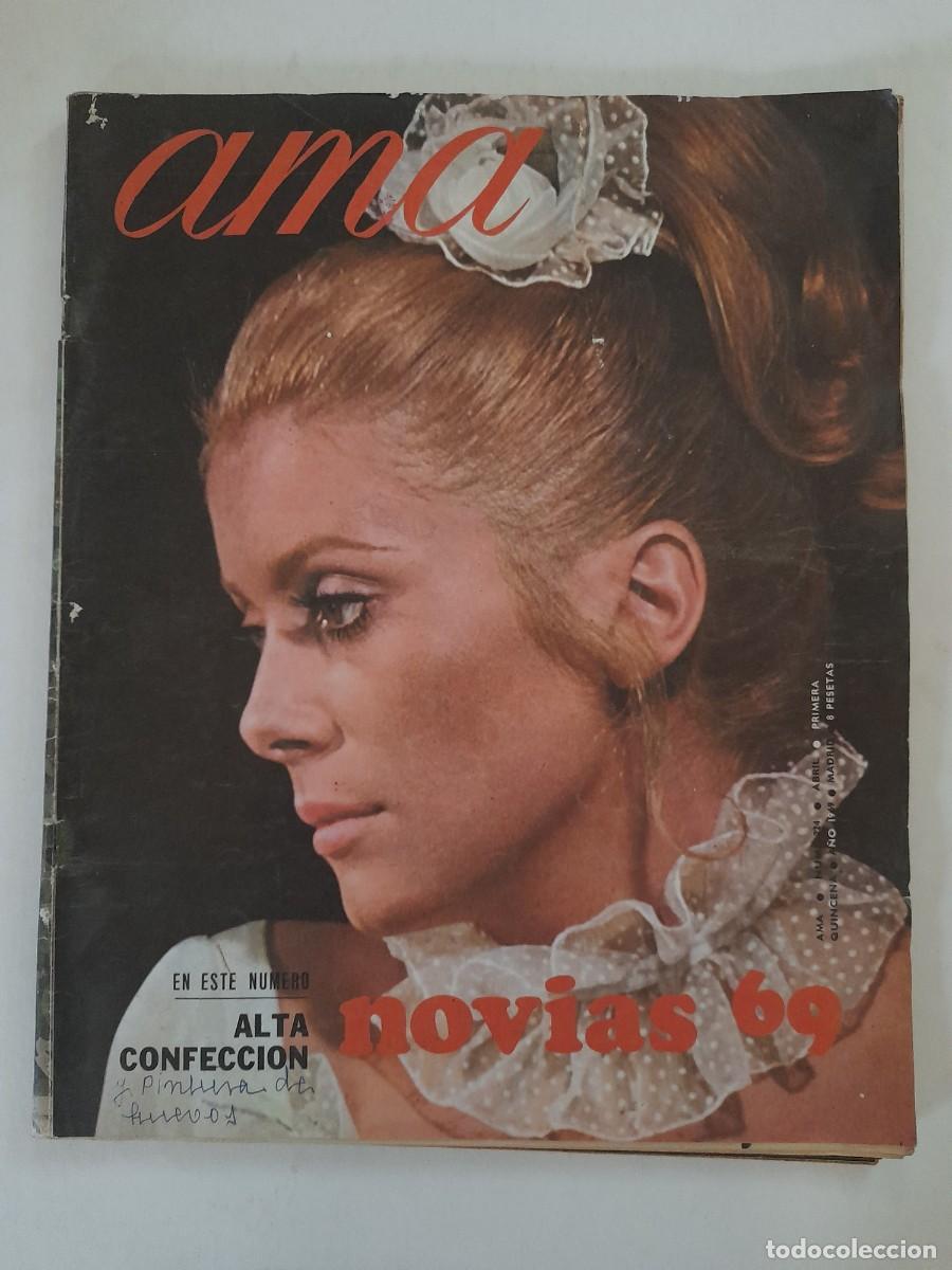 Coleccionismo de Revistas y Peri&oacute;dicos: revista ama, n&ordm; 224 1969, novias 69,Catherine Deneuve, Palomo Linares y El Cordob&eacute;s, Sidney Poitiers