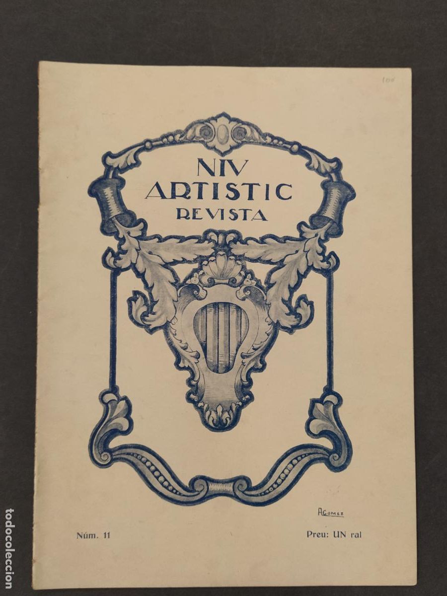 Collection Magazines and Newspapers: NIU ARTISTIC REVISTA - NUMERO 11 - REVISTA ANTIGA ILUSTRADA -(V-25.095)