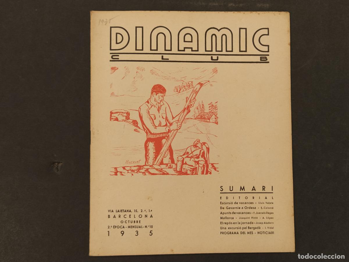 Collection Magazines and Newspapers: DINAMIC CLUB - NUMERO 10 - ANY 1935 - REVISTA ANTIGA -(V-25.099)