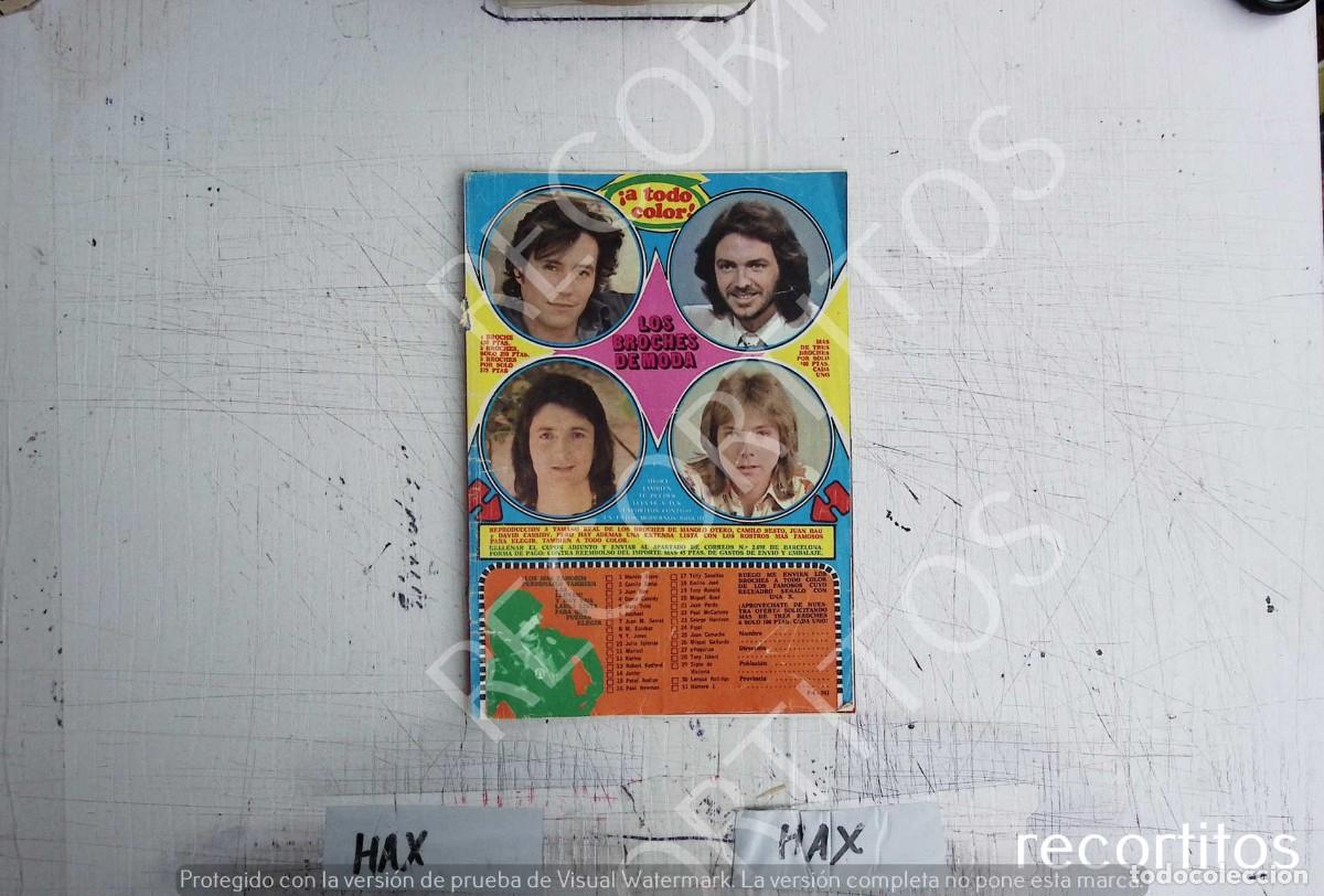 Coleccionismo de Revistas y Peri&oacute;dicos: JUAN BAU CAMILO SESTO MANOLO OTERO DAVID CASSIDY
